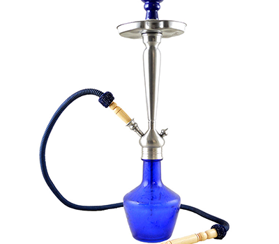 Vodná fajka Damaskus 65 cm modrá